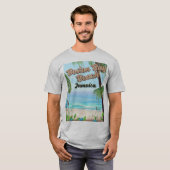 ボストン湾ビーチ ジャマイカ Tシャツ (正面フル)