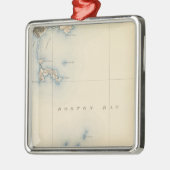 ボストン湾、マサチューセッツ メタルオーナメント (左)