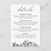 ボストン結婚の縦型詳細エンクロージャカード エンクロージャーカード (正面)