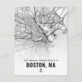 ボストン結婚週末詳細エンクロージャカード エンクロージャーカード (正面)