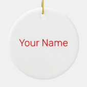 ボストン統一された州ヴィンテージUSA セラミックオーナメント (裏面)