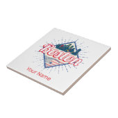 ボストン統一された州ヴィンテージUSA タイル (側面)