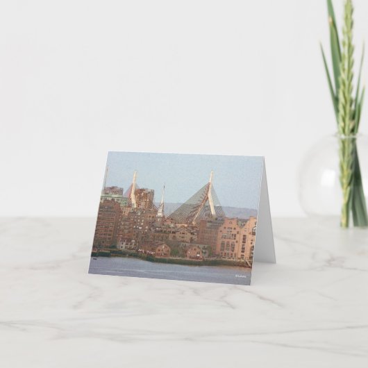 ボストン芸術--あなたの考えること カード (正面)