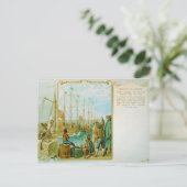 ボストン茶パーティー1773年12月16日 ポストカード (スタンド正面)