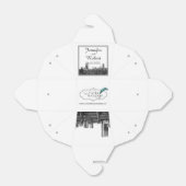 ボストン行き先の結婚式のお願いボックス フェイバーボックス (折り畳みなし)