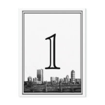 ボストン行き先ウェディングテーブル番号