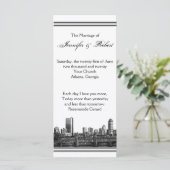 ボストン行き先結婚式プログラム プログラム (スタンド正面)