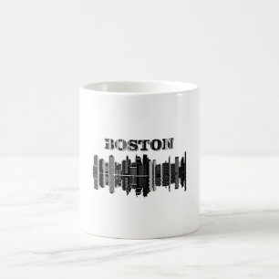 ボストン超高層ビル建物 コーヒーマグカップ