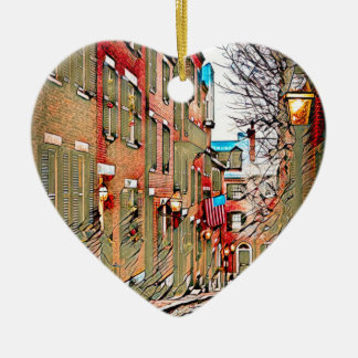 ボストン通り セラミックオーナメント