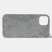 ボストン都市地図のスケッチ Case-Mate iPhoneケース (裏面 (横))