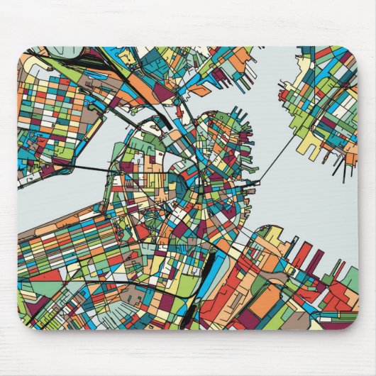 ボストン都市米国 マウスパッド (正面)