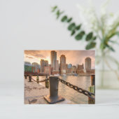 ボストン金融街のスカイライン ポストカード (スタンド正面)