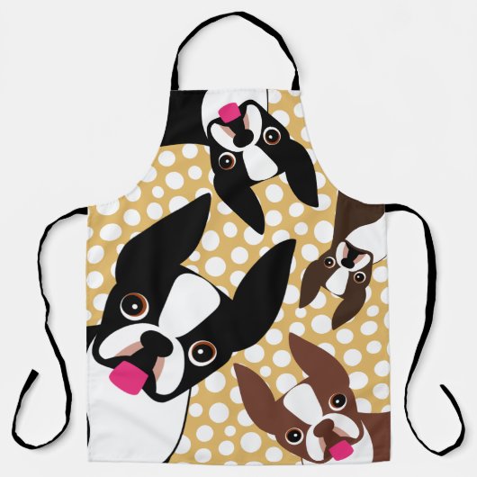 ボストン食べ物を与えテリアズ・エプロンまでの時間 エプロン (正面)