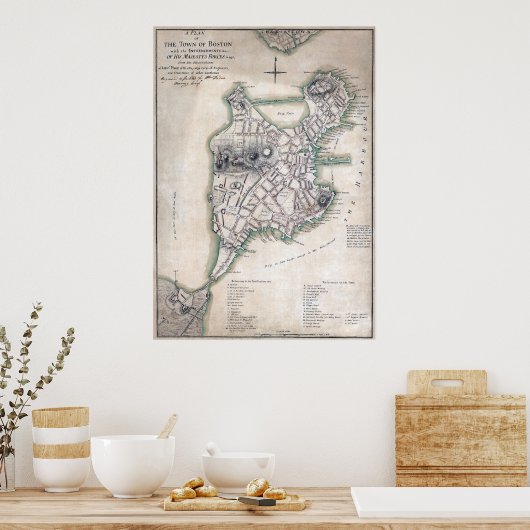 ボストン1775 ポスター (キッチン)