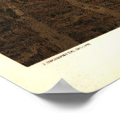 ボストン1877年再現リトグラフ ポスター (角)