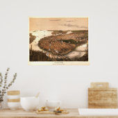 ボストン1877年再現リトグラフ ポスター (キッチン)