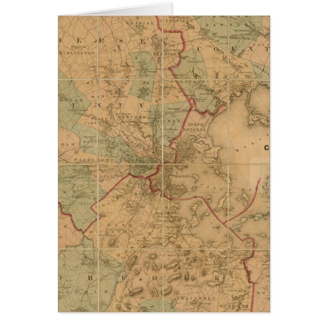 ボストン2の地図 (正面)