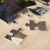 ボストン2の空中写真 ジグソーパズル (側面)