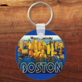 ボストン2、マサチューセッツ州 キーホルダー (正面)