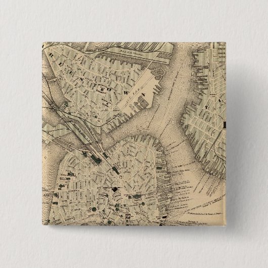 ボストン3 缶バッジ (正面)