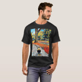ボストン あひるの親子 Tシャツ (正面フル)