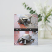 ボストン – ウサギと亀 ポストカード (スタンド正面)