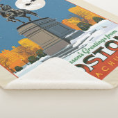 ボストン・コモンからのシーズンのご挨拶! シェルパブランケット (3/4)