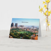 ボストン・コモン公園 カード (黄色い花)