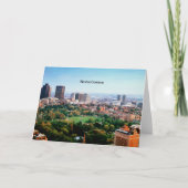 ボストン・コモン公園 カード (正面)