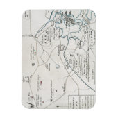 ボストン – コンコードの地図， 1775 マグネット (縦)