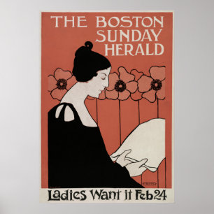 ボストン・サンデー・ヘラルド(1895–1901) ポスター