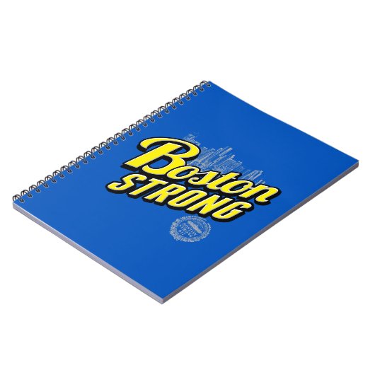 ボストン・シティ・ストロングがブルーで記憶 ノートブック (左側)