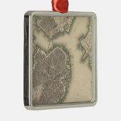 ボストン、シャールスタウン、ロクスベリー メタルオーナメント (右)