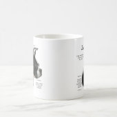 ボストン・テリアが品種を満たす コーヒーマグカップ (中央)
