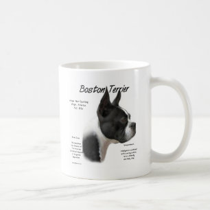 ボストン・テリアが品種を満たす コーヒーマグカップ