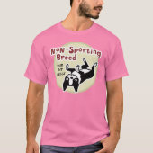 ボストン・テリアスポーツのー「Non-Breed」 Tシャツ (正面)