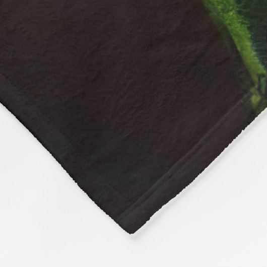 ボストン・テリア犬の聖パトリックのデイドレス フリースブランケット (角)