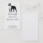 ボストン・テリア・ドッグ・ビジネス 名刺 (正面/裏面)