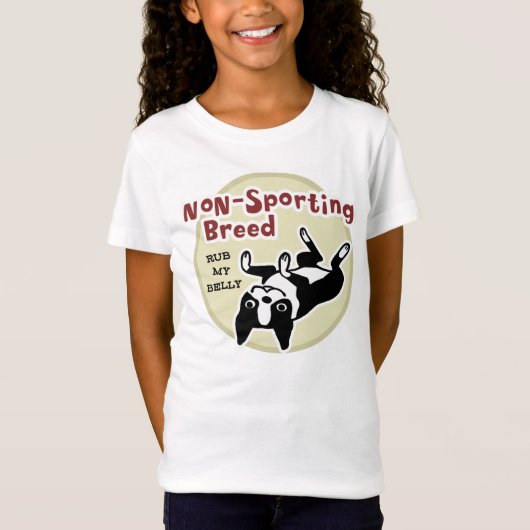 ボストン・テリア "ノン・スポーティング" Tシャツ (正面)