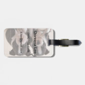 ボストン·テリア·パッピー2人 ラゲッジタグ (裏面横)