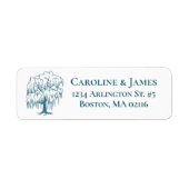 ボストン・トワル(アニバーサリー・エディション)青/白 ラベル (正面)