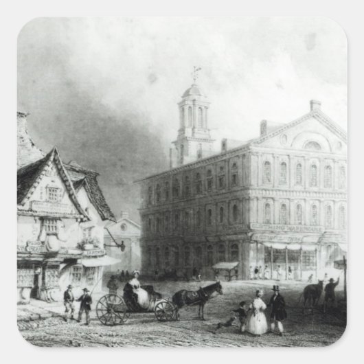 ボストン・ファヌーイエル・ホール スクエアシール (正面)