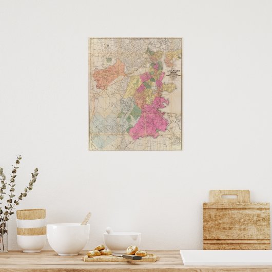 ボストン ポスター (キッチン)