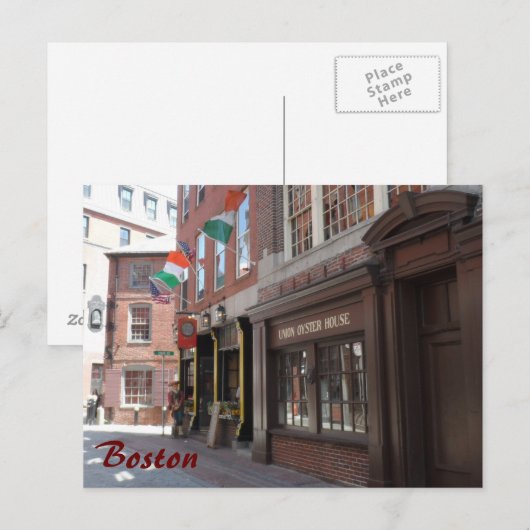 ボストン ポストカード (正面/裏面)