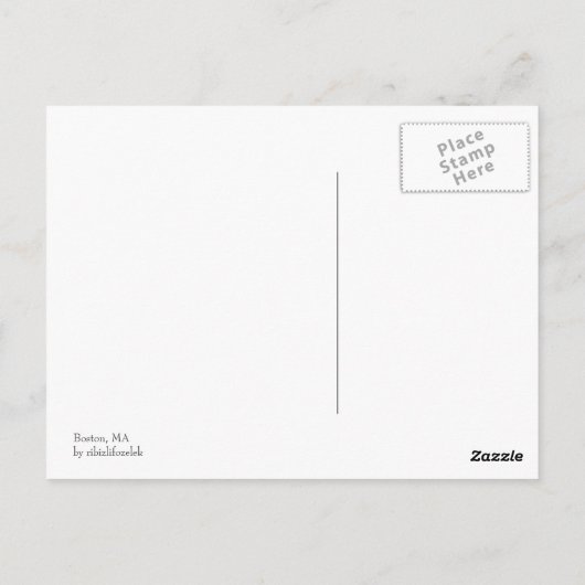 ボストン ポストカード (裏面)