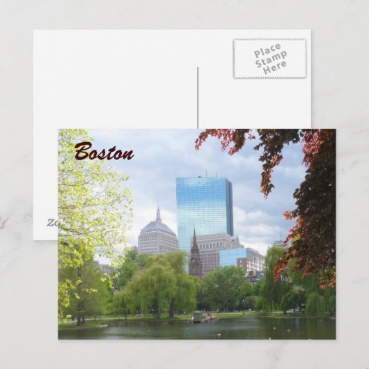 ボストン ポストカード (正面/裏面)