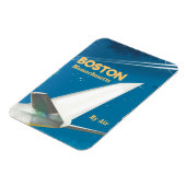 ボストン・マサチューセッツヴィンテージ便のポスター マグネット (左側)