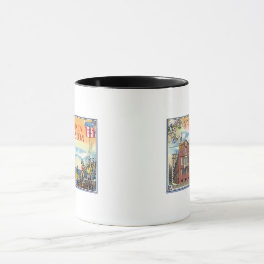 ボストン,マサチューセッツ州歴史ボストンのシーン マグカップ (中央)