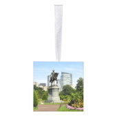 ボストン・マサチューセッツ旅行写真クリスマス キューブオーナメント (右)