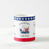 ボストン、マサチューセッツ統一された州、州エレガント コーヒーマグカップ (中央)